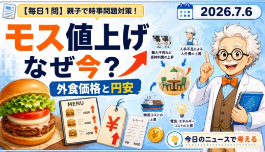 モスバーガー値上げはなぜ？商品約8割が対象になる理由を解説